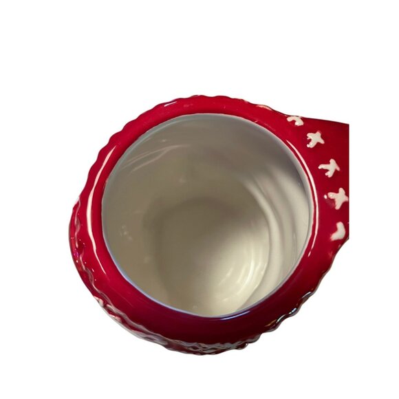 Pottery Barn  Set of 4 Red Fig Sweater Gnome Mugs Winter Christmas Holidays - Picture 7 of 10